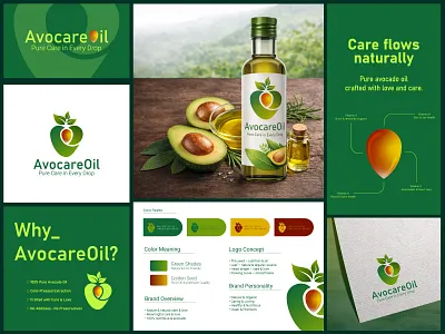 AvocareOil logo branding design avo logo avo oil logo avocado logo avocado oil company logo avocado oil logo brand brand identity brand logo branding company logo fruits creative logo identity logo logo design logodesign logos natural oil logo nature oil logo symbol visual identity