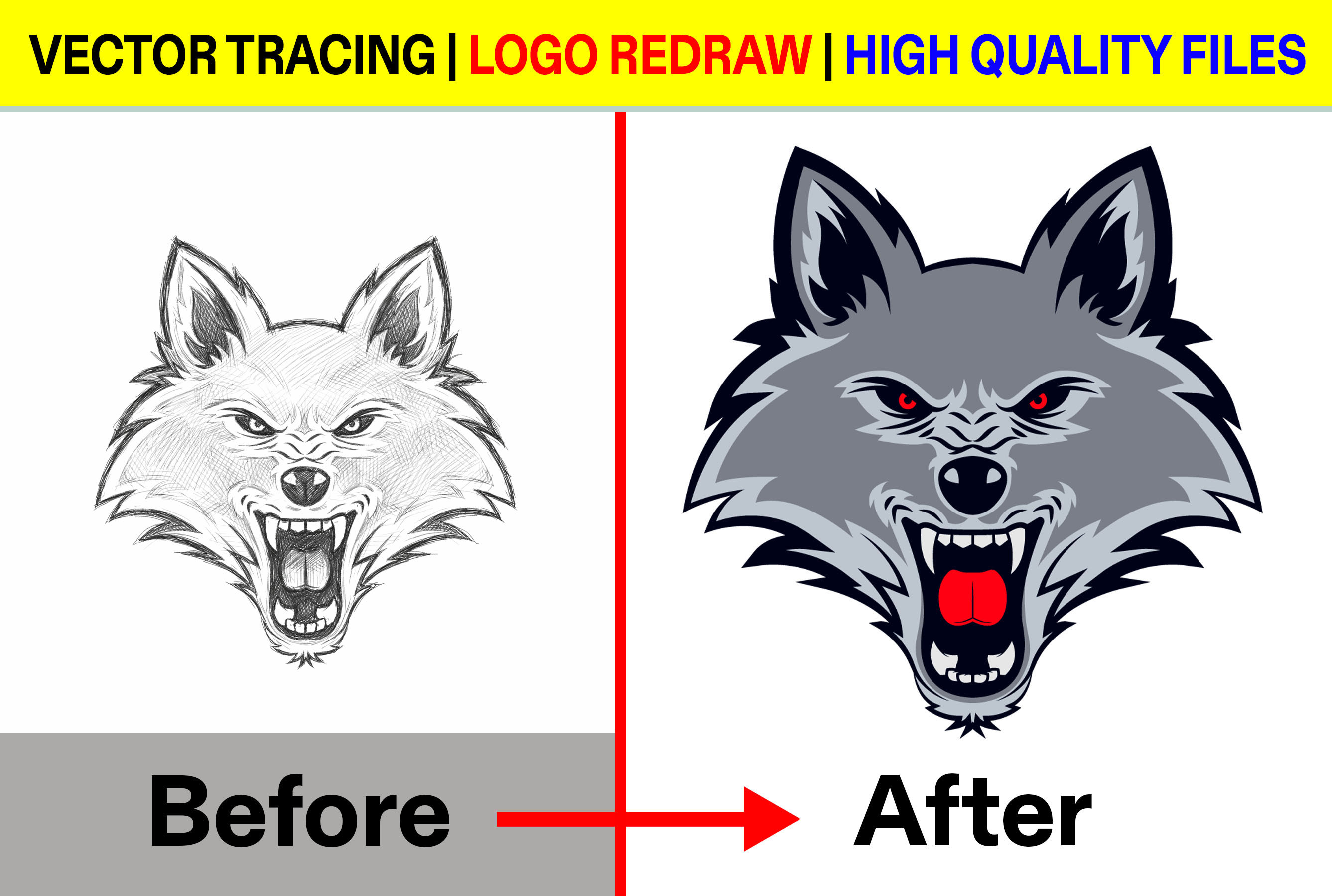 Example of I Will Convert Your Sketch To Vector