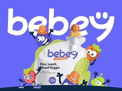 Food Packaging & Brand Design baby food brand identity brand system branding character design colorful design cpg design creative branding fmcg food packaging illustration kids brand logo design mascot design mockup packaging design playful design product design toddler food visual identity