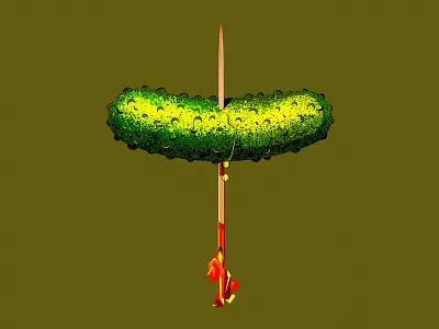 Cornichon cornichon illustration illustrator the creative pain vector