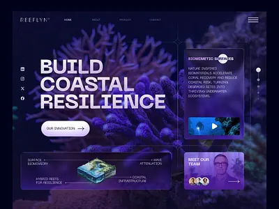 Landing Page Design animation b2b figma figma design hero hero section home page homepage landing landingpage minimalistic landing page motion graphics product saas web saas web design saas website ui website design