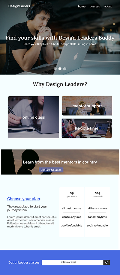 Design Leaders Website UI/ UX Design branding graphics design illustration ui ui design uius design user interface ux web design