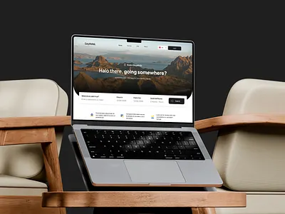 Hotel Reservation Website clean graphic design hotel minimalist simple ui ux website