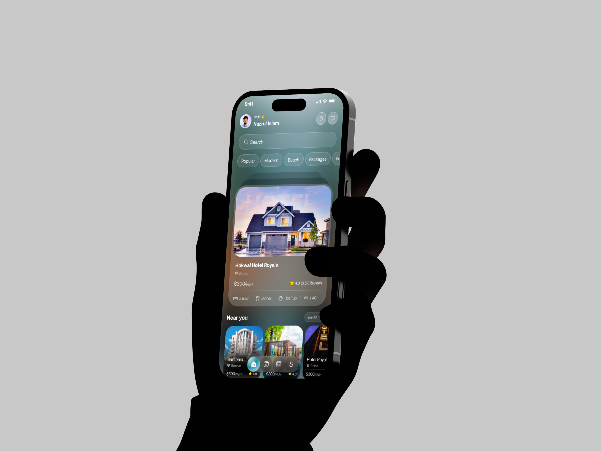Modern Hotel Booking App UI UX Design for Expertsquad app design inspiration booking app design figma ui design hotel booking app ui hotel finder app hotel reservation app mobile travel app ui travel app ui ux design travel booking ux ux case study