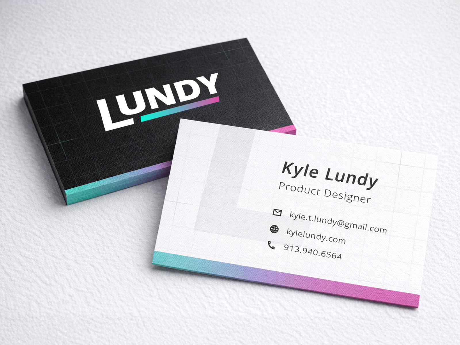 Personal Brand Business Card Design branding business card gradient graphic design identity design logo design minimalist mockup modern design personal branding print design product designer typography visual identity