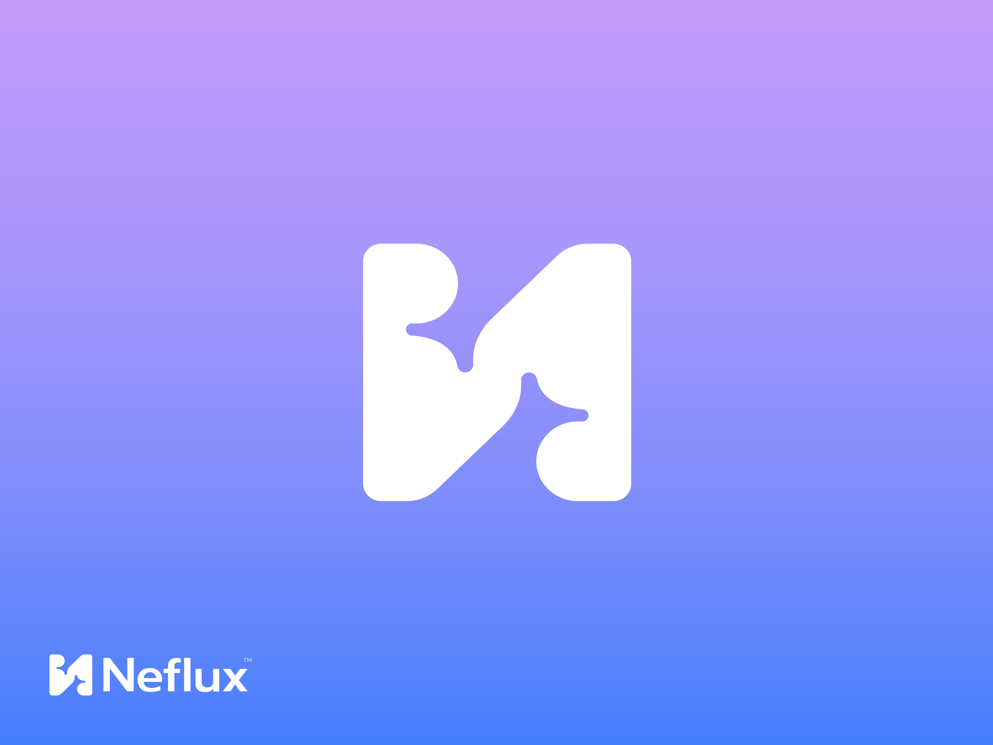 Neflux — Letter N Star Symbol ai animation brandidentity branding letter n lettermark logo logodesign modern logo n n logo neflux saas tech