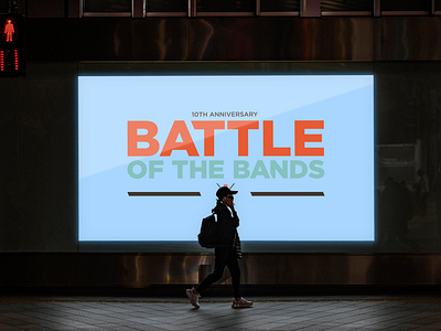 Battle of the Bands - Logo & Branding adobe illustrator battle of the bands branding fall festival icon logo design tennessee