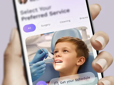 Dental Care Mobile App appointment booking clean ui clinic dashboard dental dentistry health healthcare ios medical app modern design patient saas tech ui design ux design wellness app