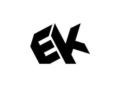 EK Letter logo design branding design business logo creative logo design ek ek letter ek letter logo ek logo ek logo design flat design illustration letter ek letter logo logo logo design modern logo unique logo