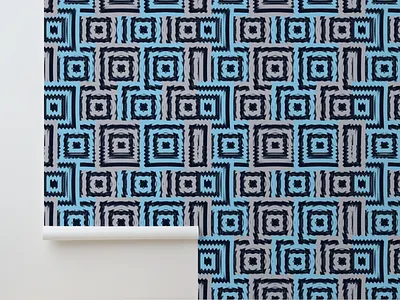 Geometric Wallart Homedecor Wall Decor Pattern bauhausgeometricpattern colorful design generativeart geometricart home decor interiordesign pattern design wallart walldecal wallpaper