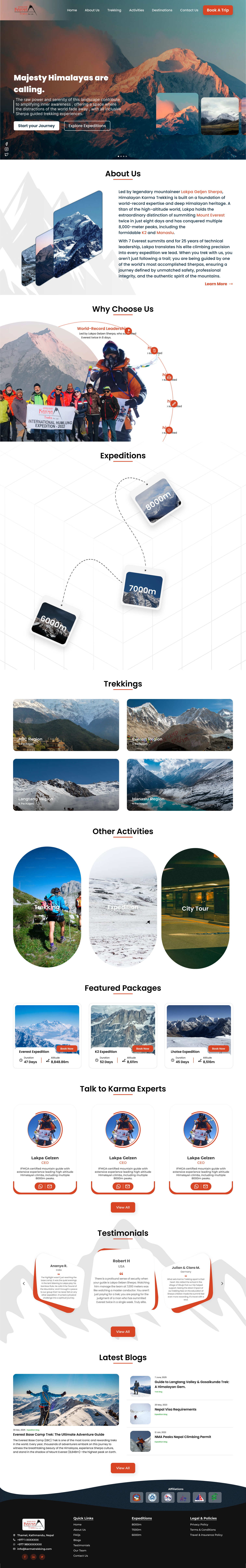 Expedition & Travel Website UI Design adventureui landingpage productdesign tourismdesign travel travelwebsite ui uiux uxdesign webdesign websiteui