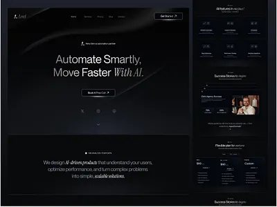 AI Website | Business Automation ai ai automation ai cloud ai startup ai technology ai uiux ai web ai website ai website design artificial inteligence business website chatbot concept ui landing page modern product saas startup web design