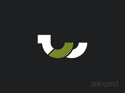 One West Logo branding design e commerce logo logotype shop