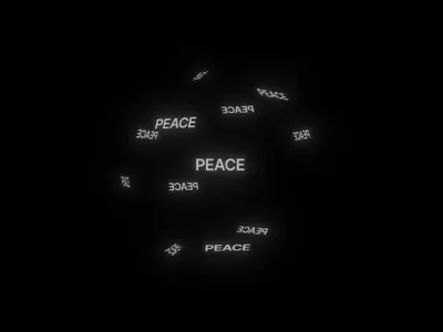 the message for all. 3d motion graphics text