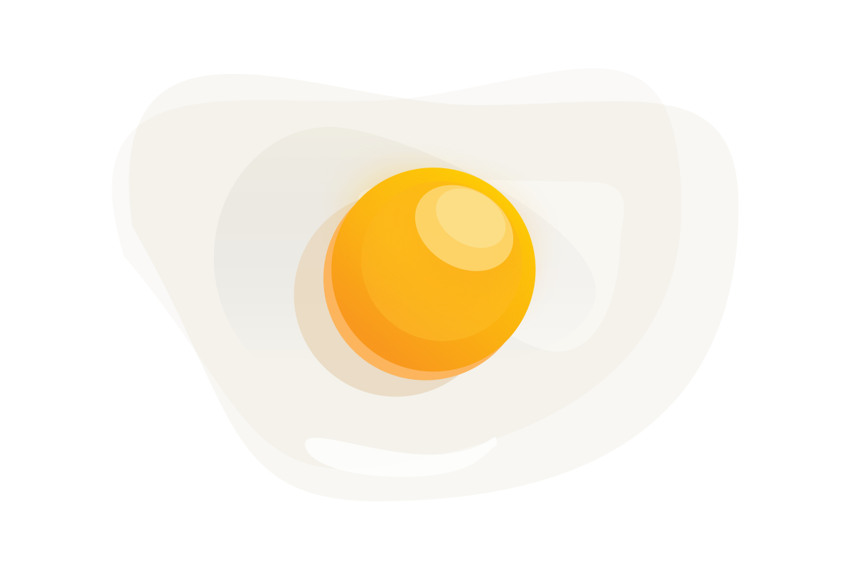 Fried egg branding design egg figma food graphic design hand drawn humor illustration ui vector