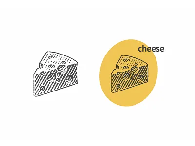 Engraving-style icon for potato chip packaging. branding cheese engraving etching illustration label pen and ink piece vector engraving woodcut
