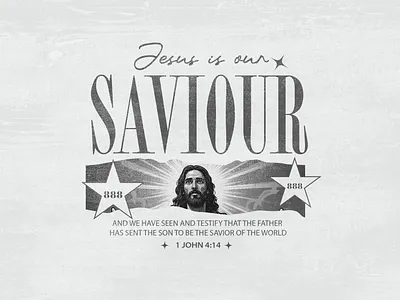 Saviour Jesus faith Typography T‑Shirt Design apparel christian clean clothing faith jesus merch minimal print design scripture streetwear streetwear tshirt tshirt design typography