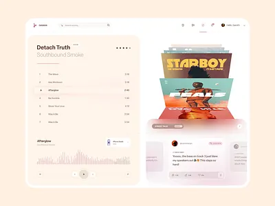 AI Entertainment Web Experience interface product service startup ui uiux ux web