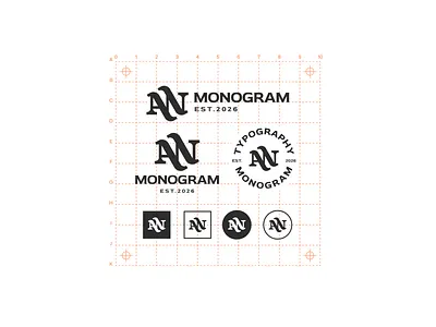 AN NA monogram typography Exclusive Logo for Sale by Anhdodes an anhdodes animation branding calligraphy design graphic design icon idea logo logo design logo designer logodesign minimalist logo monogram na symbol typography