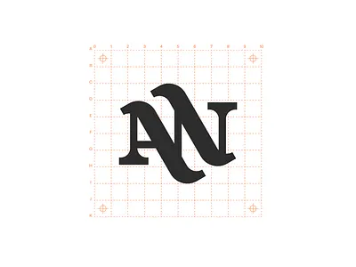 AN NA monogram typography Exclusive Logo for Sale by Anhdodes an andodes animation branding calligraphy design graphic design lettering logo logo design logo designer logodesign minimalist logo monogram motion graphics na typography