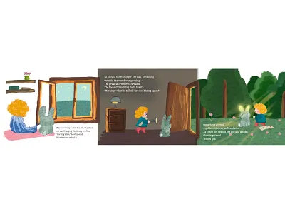 How Charlie woke the morning. childrenillustration digitalart illustration