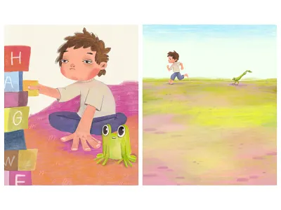 My best friend. character childrenillustration digitalart illustration