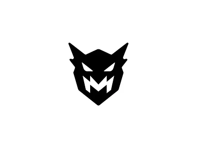 Monstrlab brand branding code design evil font github identity lab letter lettering logo logotype monogram personal
