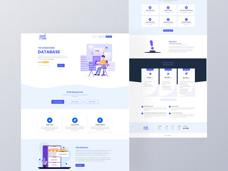 Landing Page Design UI/UX Design by Md Mehedi Hasan on Dribbble