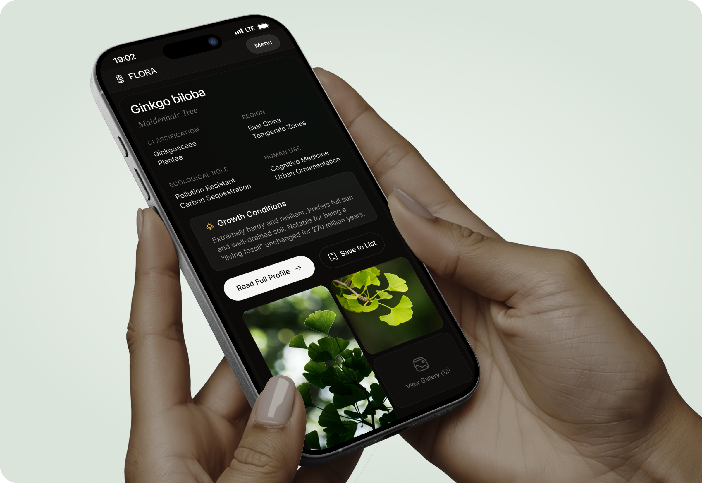 FLORA — Botanical Platform UI Design