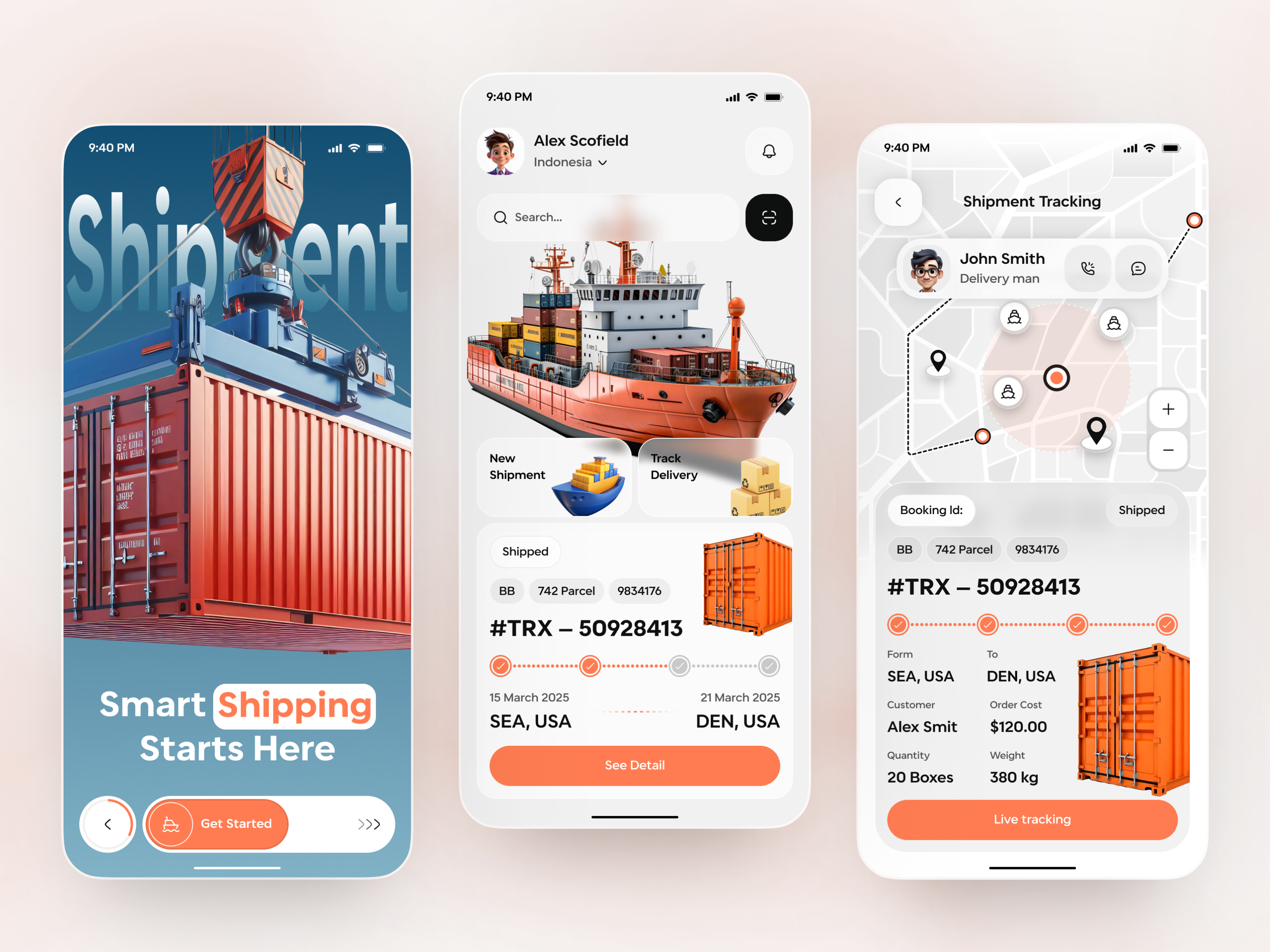 Example of Mobile App One Screen Trial