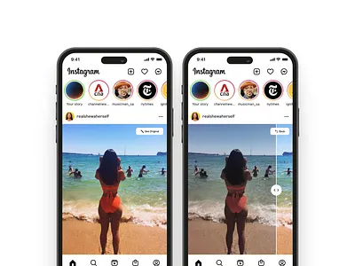If instagram let you see people's pictures without the edit. app branding design figma illustration login logo ui ui design website