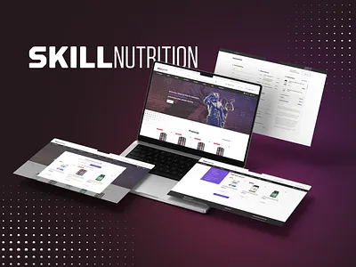 SKILL NUTRITION e commerce design product design uxui design