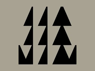 Open Forest forest logo modern nature simple trees