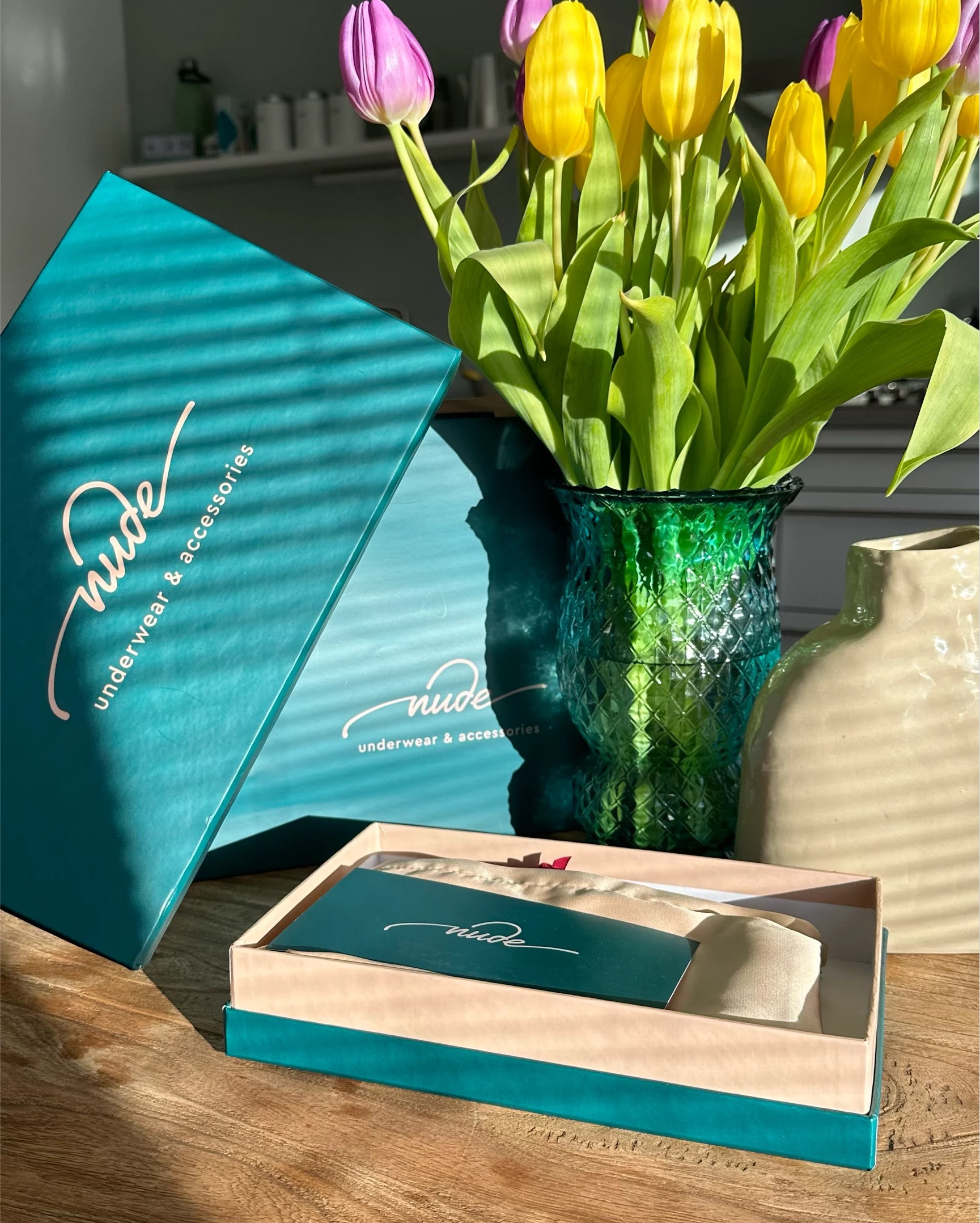 Branding for Nude – premium quality lingerie & underwear store brand atelier brand identity branding design design system ecommerce female lingerie ginkgo leaf global luxury lingerie store graphic design illustration lingerie logo natural beauty nude shop store symbol design underwear