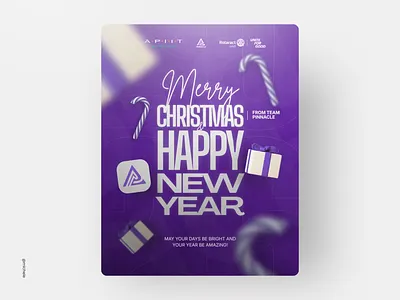 Merry Christmas & Happy New Year | Modern Poster Design 🎅 brand identity christmas christmas and new year christmas poster design creative design creative poster design design inspiration design portfolio graphic design happy new year happy new year poster holiday poster merry christmas modern design modern poster design new year new year poster design poster design promotional design
