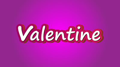 Logo Valentine 3d branding graphic design logo web