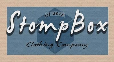 stompbox clothing tag branding graphic design logo