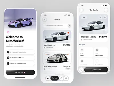 Luxury Car Buy Mobile App app design auto app buy car buying app car shopping app luxury car app luxury car buy luxury ui mobile mobile app mobile app design online store premium premium app design product design sell ui ui design uiux