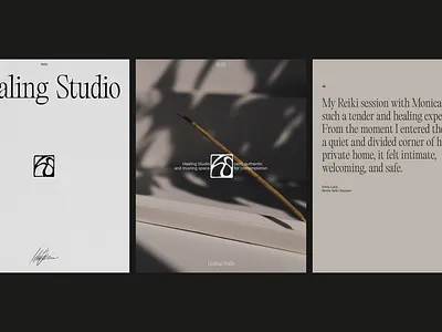 Reiki Healing Visual Identity branding design graphic design illustration layout logo typography vector
