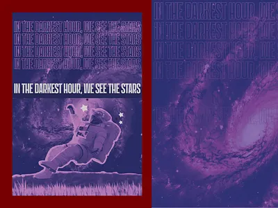 Poster design adobe illustrator adobe photoshop astronaut branding design graphic design illustration poster poster design space ui