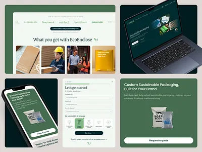 EcoEnclose Website Redesign branding caviar ecoenclose graphic design ui ux