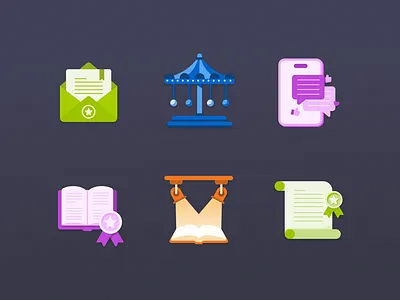 Book Fair Illustrations art books design graphic design illustrations logo vector