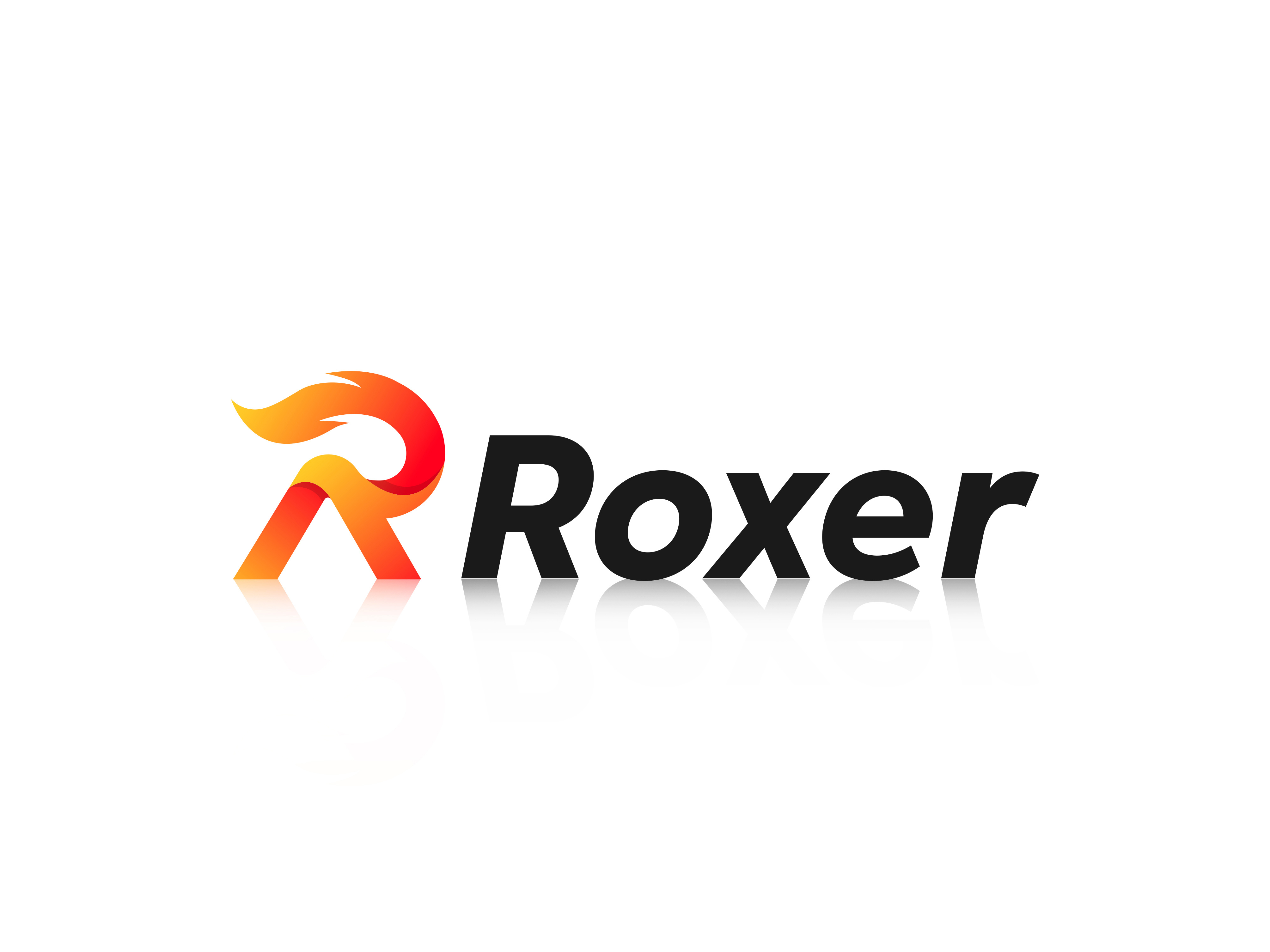 Roxer - R logo, R letter, R fire logo, Modern R logo, Branding ai app application branding logo logo design logo designer modern logo modern r logo modern tech logo r fire logo r letter logo r logo r tech logo software tech technology ui website
