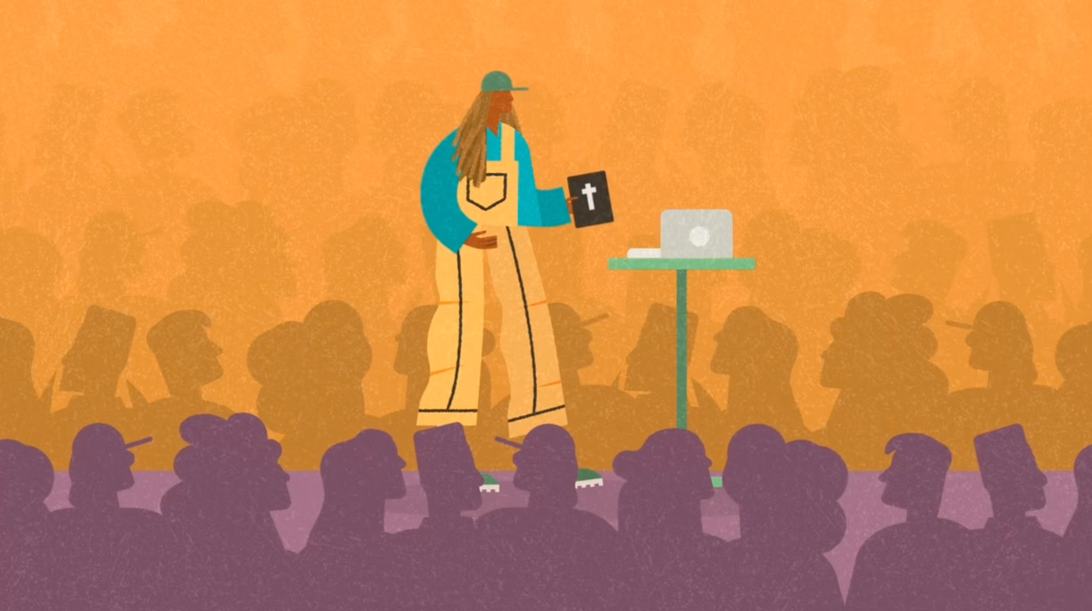 With the Perrys - Podcast Animation animated character animation bible character design intro animation jackie hill perry jesus jhp kidmin kids ministry kidsmin motion graphics with the perrys youtube intro