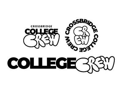 College Crew Logo Set crew design graphic design logo set typography