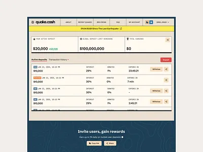 Gamified Crypto Platform 80th 90th art bid bright crypto dashboard design flat gamification pixel product saas service startup styled table to the moon web 3.0 web design