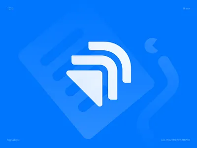 SignalDoc - Logo Design, Symbol Design abstract logo ai logo amazing logo brand identity branding business logo company logo crypto logo design finance logo graphic design logo logo design logomark minimal logo modern logo saas logo symbol tech logo web3 logo
