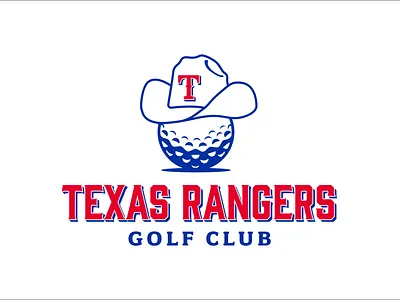 Texas Rangers Golf Club Logo Redesign baseball branding golf graphic design logo sports branding sports design