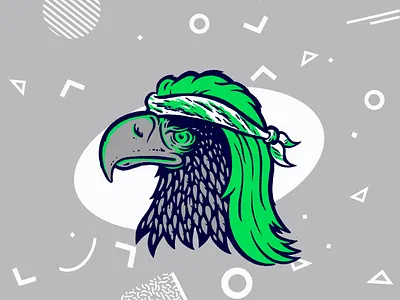 Seattle Seahawks WIN! 80s animation draw football illustration logo procreate retro seahawks superbowl win