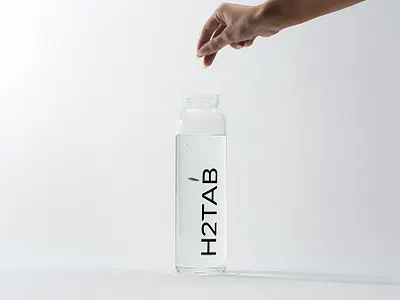 H2Tab — Molecular Hydrogen Wellness Brand branding graphic design